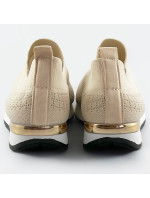 Béžové dámské nazouvací sportovní boty model 17345944 - VIA GIULIA