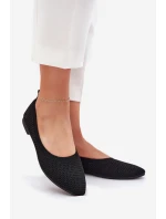 Síťované Textilní Baleríny Dámské Černé model 21703003 - Boto