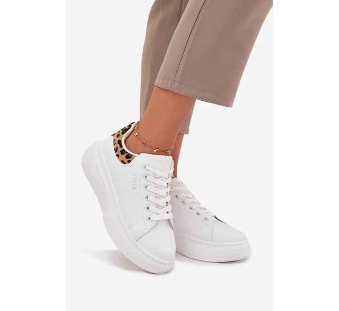 Dámské Tenisky Na Platformě Big Star model 21705702 Bílé Leopardí - Big Star Shoes Dámské Tenisky Na Platformě Big Star model 21705702 Bílé Leopardí - Big Star Shoes