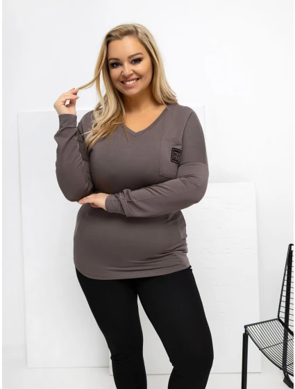 Bluzka RV BZ A model 21818953 brązowy - FPrice