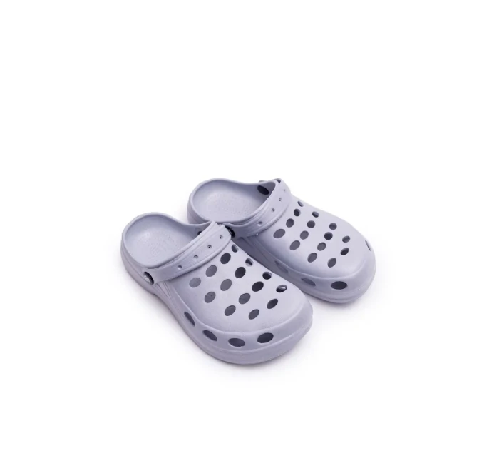 Dámské Nazouváky šedé Pěnové Crocsy EVA Dámské Nazouváky šedé Pěnové Crocsy EVA