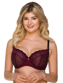 Dámská podprsenka 2205 bordová - Lupoline