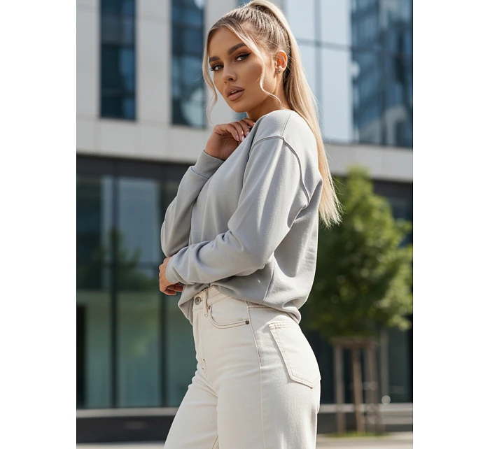 FashionStreet šedá dámská mikina SWAN BY1292