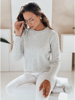 Dámský svetr BRAVINA šedý FashionStreet MY2528