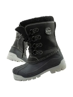 Lee Cooper dětské zimní sněhule zateplené pro chlapce černé