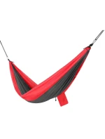 CESTOVNÍ HOUPACÍ SÍŤ PRO 2 OSOBY 270X140CM ČERNÁ A ČERVENÁ CESTOVNÍ HOUPACÍ SÍŤ PRO 2 OSOBY 270X140CM ČERNÁ A ČERVENÁ