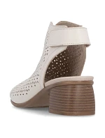 Remonte béžové Remonte dámské kožené sandály Rieker R8777-60