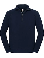 Fruit of the Loom Iconic Premium Zip Neck Sweat Těžká mikina s 1/4 zipem 16.2288 deep navy Fruit of the Loom Iconic Premium Zip Neck Sweat Těžká mikina s 1/4 zipem 16.2288 deep navy
