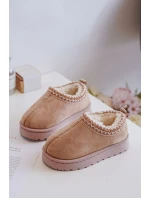 Sněhule Dětské Kotníkové Na Platformě Zateplené Kožešinou Béžové Vilabria Sněhule Dětské Kotníkové Na Platformě Zateplené Kožešinou Béžové Vilabria