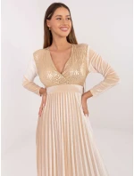 Šaty IT SK 16919.04P světle béžové Šaty IT SK 16919.04P světle béžové