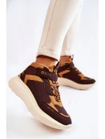 Dámská sportovní obuv Memory Foam System Big Star KK274404 Hněde Dámská sportovní obuv Memory Foam System Big Star KK274404 Hněde