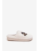 Dámské chlupaté papuče srdíčka – šedé Amandra Dámské chlupaté papuče srdíčka – šedé Amandra