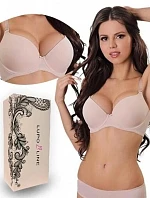 Dámská push-up podprsenka 139 béžová - Lupoline