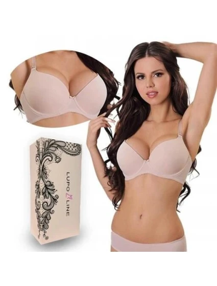 Dámská push-up podprsenka 139 béžová - Lupoline