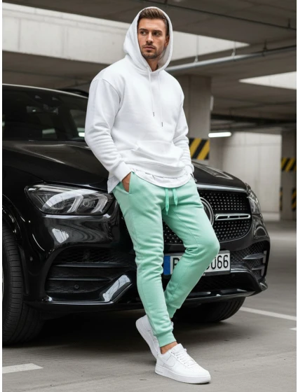 Pánské mátové tepláky model 21963768 - Dstreet