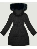 Army-černá oboustranná dámská bunda pro přechodné období J Style (16M9159-136)