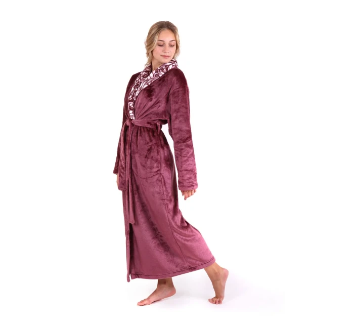 Dámský župan Flora 2556 4853 mauve wine - Vestis