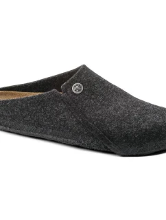 Cozy Home Anthracite vlněné plstěné pantofle regular wide model 21810265 - Birkenstock