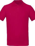 B&C Inspire Polo /men_° Pánské piqué polo z bio bavlny 01.0430 sorbet
