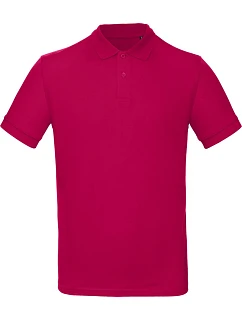 B&C Inspire Polo /men_° Pánské piqué polo z bio bavlny 01.0430 sorbet