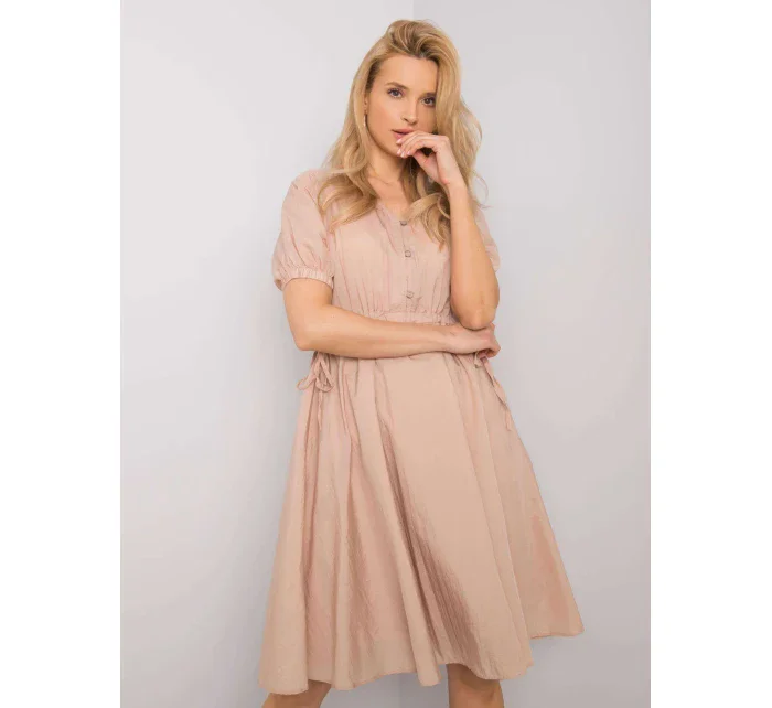 Šaty 217 SK 25663.02 béžová