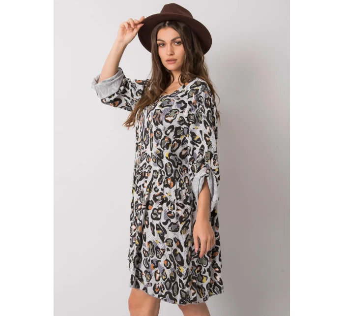 Šaty DHJ SK 21464.99 světle šedá