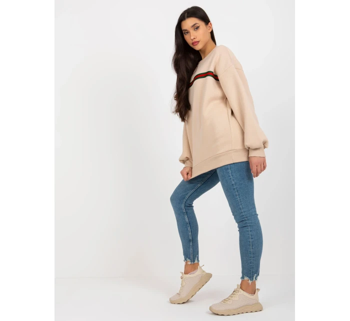 Dámská mikina EM BL 760.01 béžová - FPrice Dámská mikina EM BL 760.01 béžová - FPrice