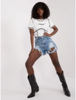 T shirt NM TS model 19662285 biały - FPrice T shirt NM TS model 19662285 biały - FPrice