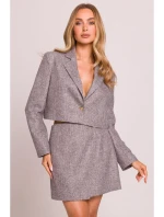 M853 Blejzr s oříznutým střihem - grafitový