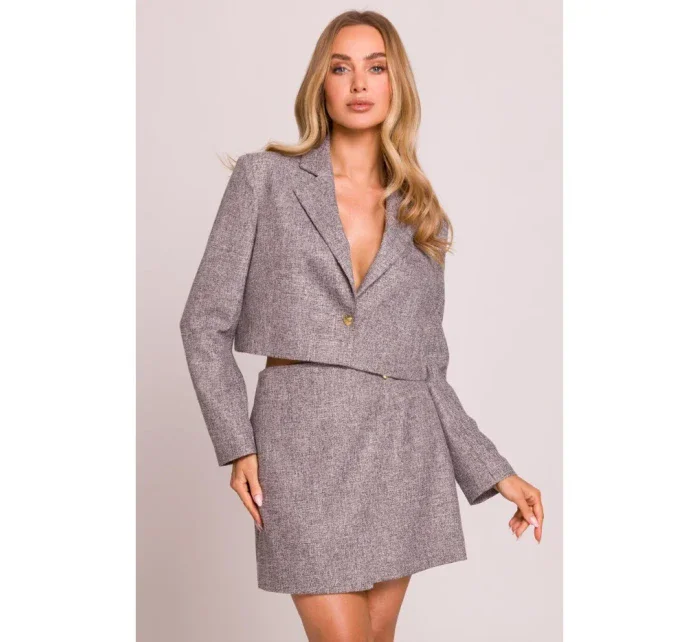 M853 Blejzr s oříznutým střihem - grafitový