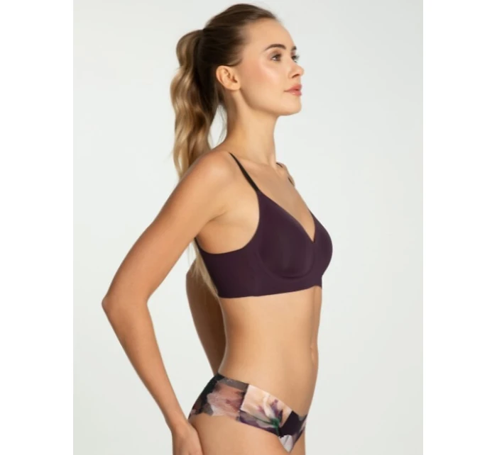 Julimex Simple T-Shirt Bra Dark Plum S-XL