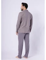 Pyžamo Hotberg 1754 Marcel long/r M-2XL rozepínací Pyžamo Hotberg 1754 Marcel long/r M-2XL rozepínací