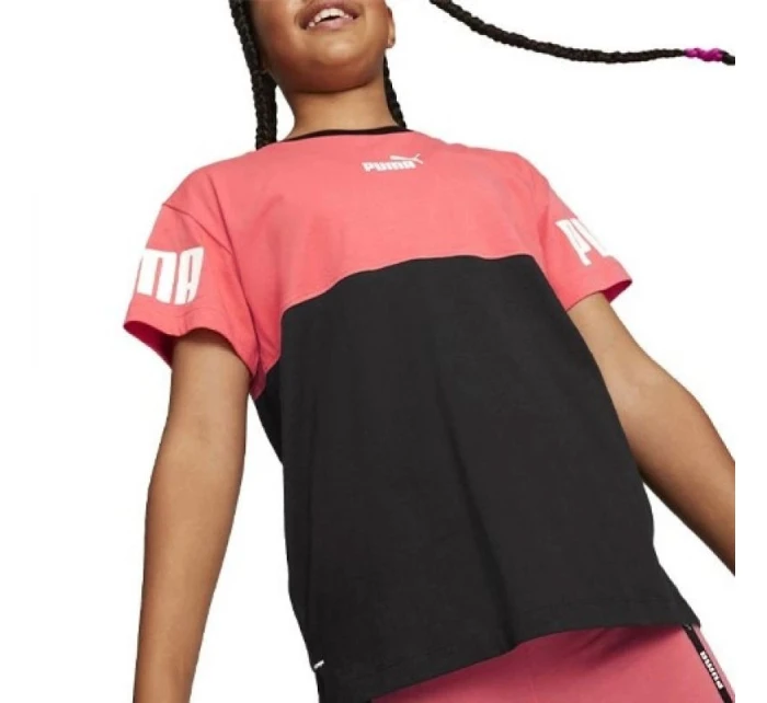 Tričko Puma Power Colorblock Jr 670204 35 Tričko Puma Power Colorblock Jr 670204 35