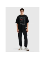 Pánské tričko oversize s potiskem model 21816916 - 4F Pánské tričko oversize s potiskem model 21816916 - 4F