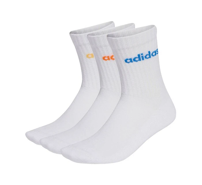 Ponožky Linear Crew Cushioned 3 páry bílé model 21892687 - ADIDAS Ponožky Linear Crew Cushioned 3 páry bílé model 21892687 - ADIDAS