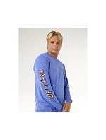 Pánské tričko RIP CURL Fade Out Icon L/S Tee, modré