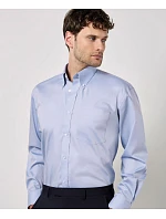 KK 105 Košile Oxford s dlouhým rukávem silver grey model 22419143 - Kustom Kit KK 105 Košile Oxford s dlouhým rukávem silver grey model 22419143 - Kustom Kit