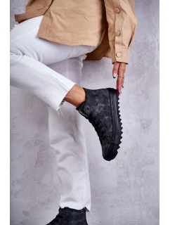 Dámské Tenisky Big Star Vysoké Zateplené Černé model 21595947 - Big Star Shoes