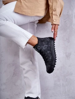 Dámské Tenisky Big Star Vysoké Zateplené Černé model 21595947 - Big Star Shoes