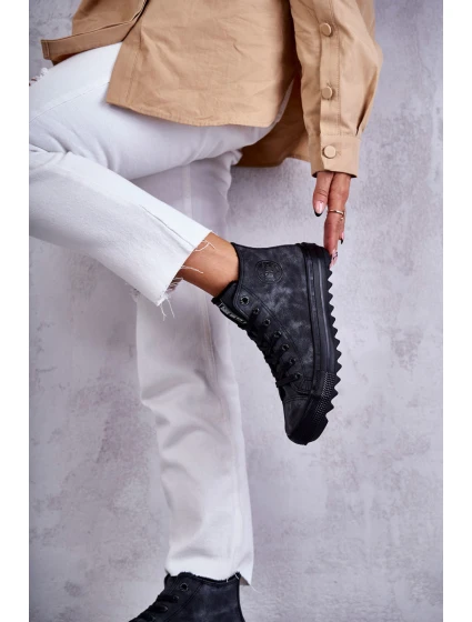 Dámské Tenisky Big Star Vysoké Zateplené Černé model 21595947 - Big Star Shoes