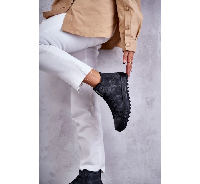 Dámské Tenisky Big Star Vysoké Zateplené Černé model 21595947 - Big Star Shoes