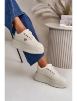 Sneakersy Sportovní Boty Dámské Zateplené Na Masivní Podešvi Béžové Verissha Sneakersy Sportovní Boty Dámské Zateplené Na Masivní Podešvi Béžové Verissha