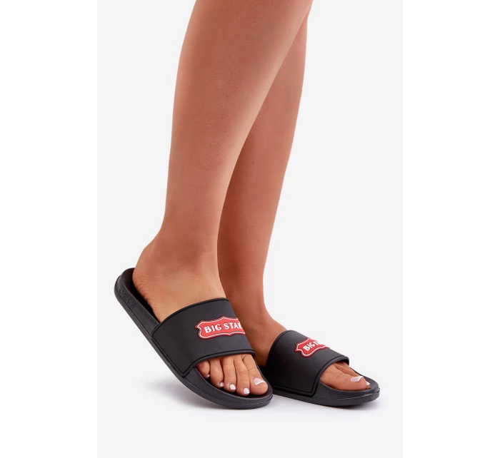 Dámské Pantofle Big Star model 21676351 Černé - Big Star Shoes Dámské Pantofle Big Star model 21676351 Černé - Big Star Shoes