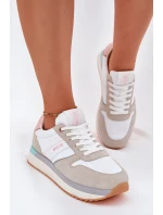 Dámské semišové tenisky Big Star HI-POLY SYSTEM – béžovo-bílé Dámské semišové tenisky Big Star HI-POLY SYSTEM – béžovo-bílé