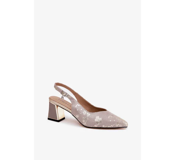 Sandály na podpatku  model 211372 Step in style