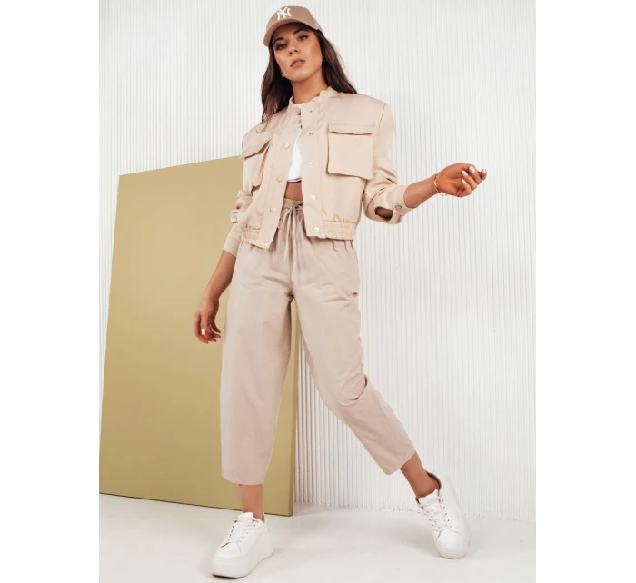 Dámské kalhoty BALLOON FANTASY beige FashionStreet UY1669