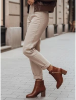 Dámské velbloudí kozačky na podpatku model 21994980 - Dstreet