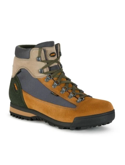 dámská trekingová sportovní obuv model 21940857 GTX kožená kotníková hnědá šedá dámské - Aku