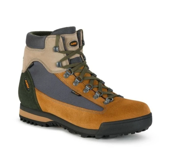 dámská trekingová sportovní obuv model 21940857 GTX kožená kotníková hnědá šedá dámské - Aku
