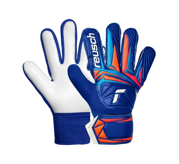 Reusch Attrakt Solid Junior brankářské rukavice modré model 22097009 - Starter Reusch Attrakt Solid Junior brankářské rukavice modré model 22097009 - Starter